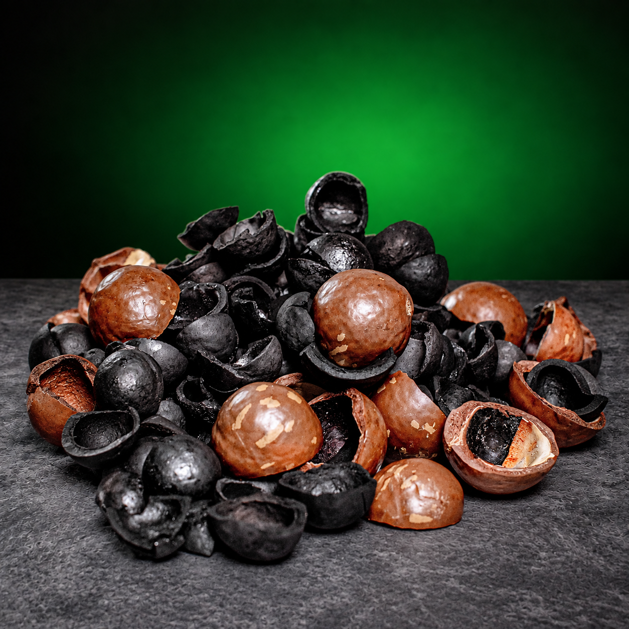 Maccadamia shell charcoal (2) Maccadamia Shell Charcoal Argo, Maccadamia shell charcoal in vietnam, Maccadamia shell charcoal Viet Argo, Wood Vinegar, wood charcoal