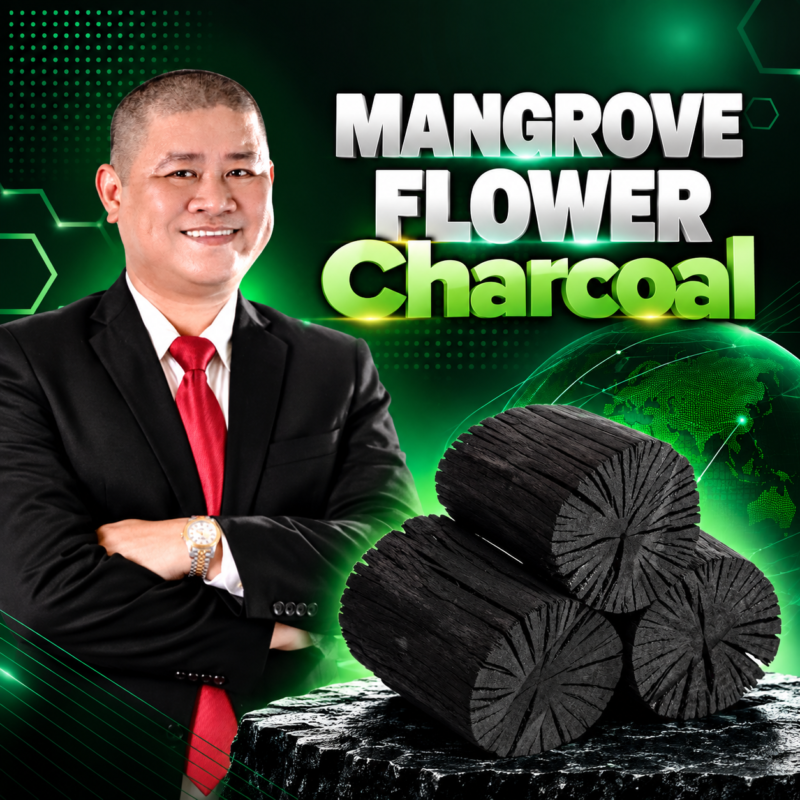 Mangrove Flower Charcoal, Mangrove Flower Charcoal supplier in vietnam, Mangrove Flower Charcoal Argo, charcoal manufacturer, charcoal export, vietnam charcoal, high quality charcoal