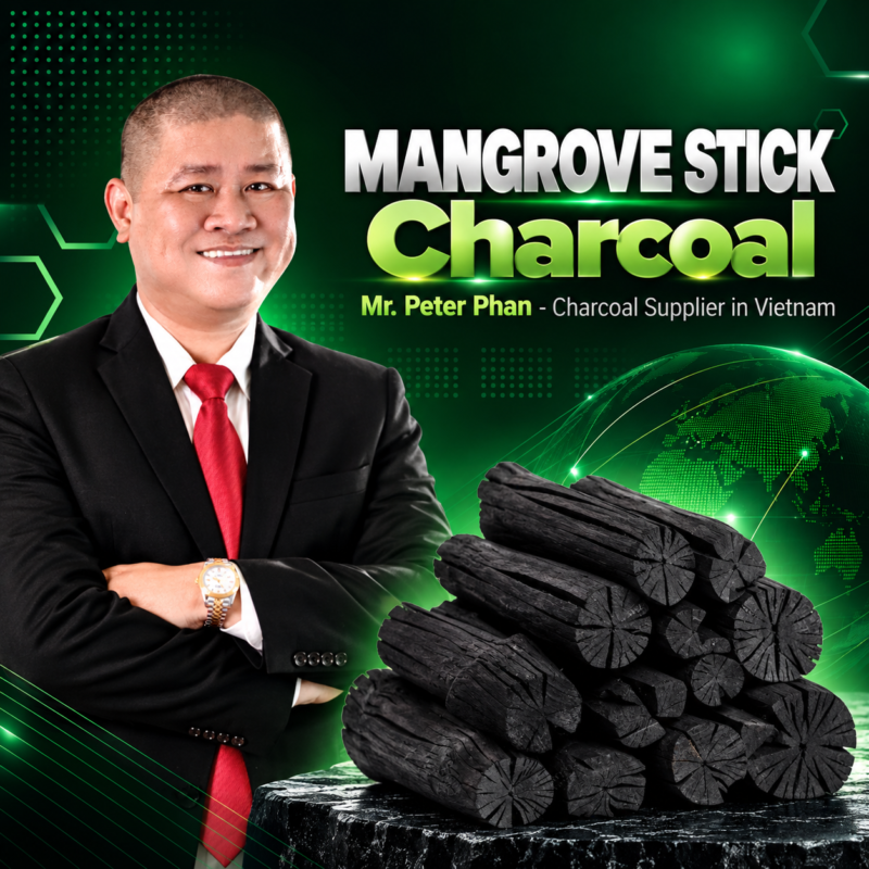 Mangrove Stick Charcoal, Mangrove Stick Charcoal supplier in vietnam, Mangrove Stick Charcoal Argo, binchotan charcoal, charcoal export, vietnam charcoal, high quality charcoal