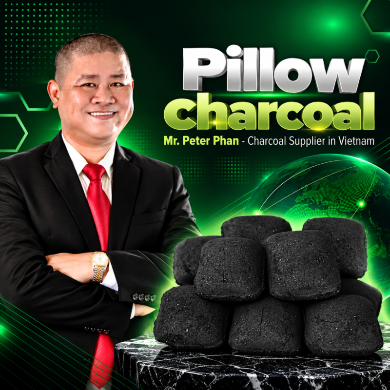 Pillow charcoal, Pillow Charcoal in vietnam, Pillow charcoal Argo, charcoal producer, vietnam charcoal, charcoal supplier, high quality charcoal, make charcoal