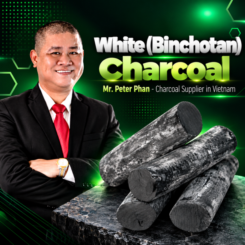 White (Binchotan) charcoal, White (Binchotan) charcoal supplier in vietnam, White (Binchotan) charcoal Viet Argo, charcoal producer, vietnam charcoal, charcoal supplier, high quality charcoal